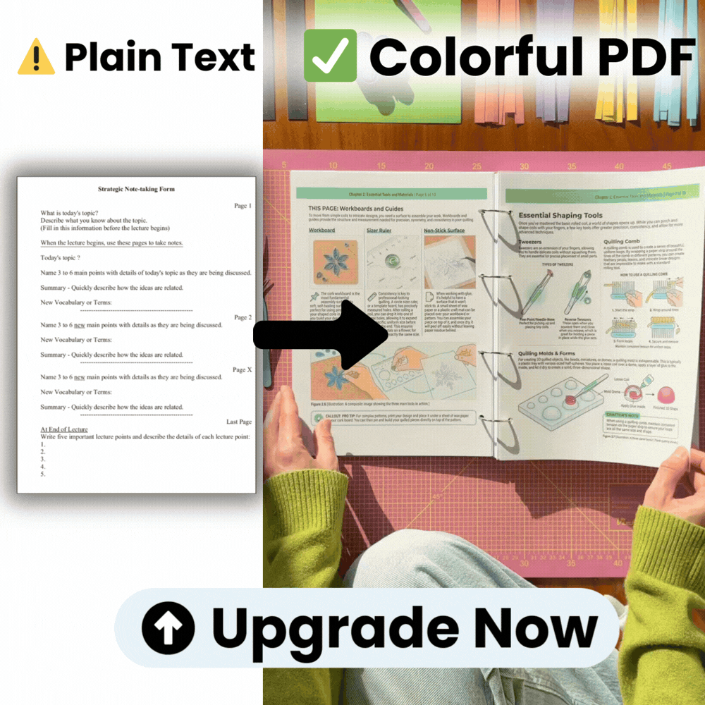 Upgrade To Colorful Beginner Friendly Book